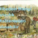 Hibeden Hangi Arıcılık Malzemeleri Alınabilir