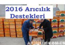 2016 arıcılık destekleri