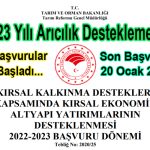 2023 Yılı Arıcılık Desteklemeleri 2023 yili aricilik desteklemeleri basladi 1